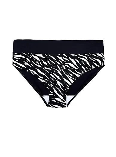 Triola vysoké plavkové kalhotky do pasu černé 92270 - černá