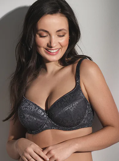 Triola vyztužená podprsenka s kosticemi šedá 22731 - šedá