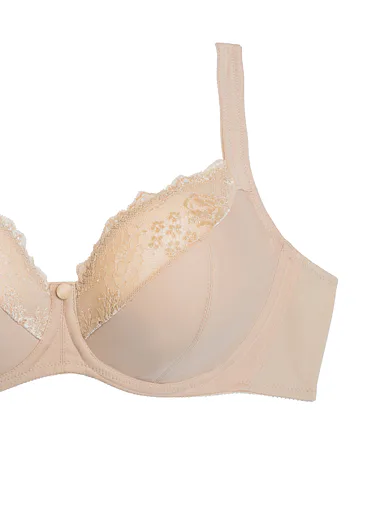 Triola Comfy-Fit nevyztužená podprsenka s flexi kosticemi - béžová 21777 - cappuccino