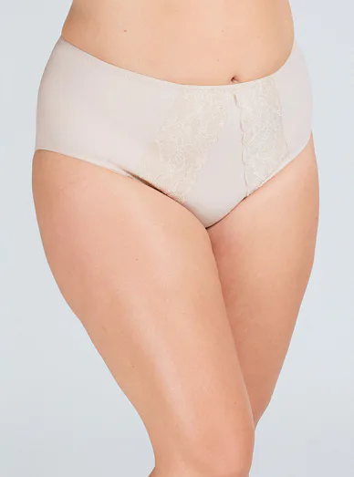 Triola kalhotky s vysokým pasem béžové 32777 - cappuccino