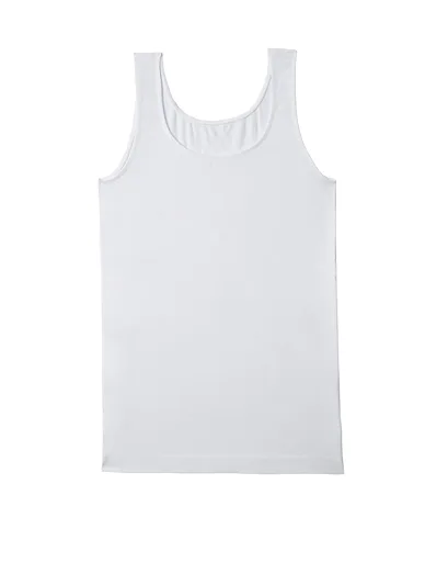 Gina dámské bambusové tílko s širokými ramínky bílé - bílá