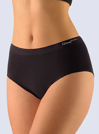 Gina dámské vysoké bambusové kalhotky černé - černá