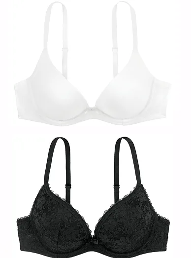 Dorina sada vyztužených podprsenek - černá