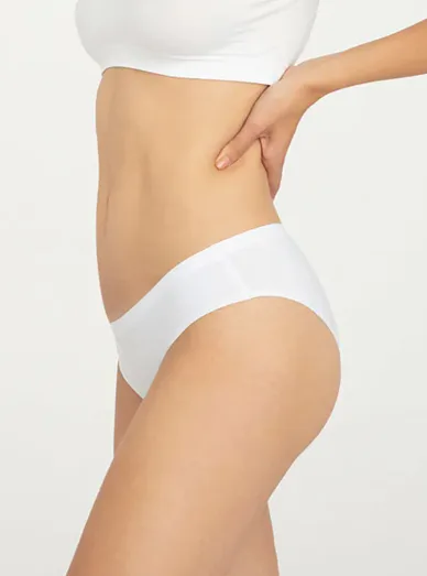 Kalhotky klasické bezešvé Gatta 0041590S - bílá