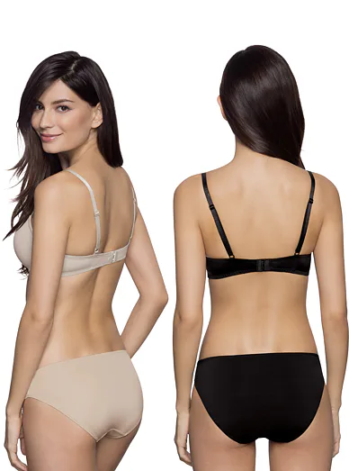 Sada vyztužených podprsenek s kosticí Dorina D17180E7-2PP - černá