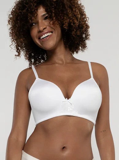 Dorina Michelle vyztužená podprsenka bez kostic bílá - bílá